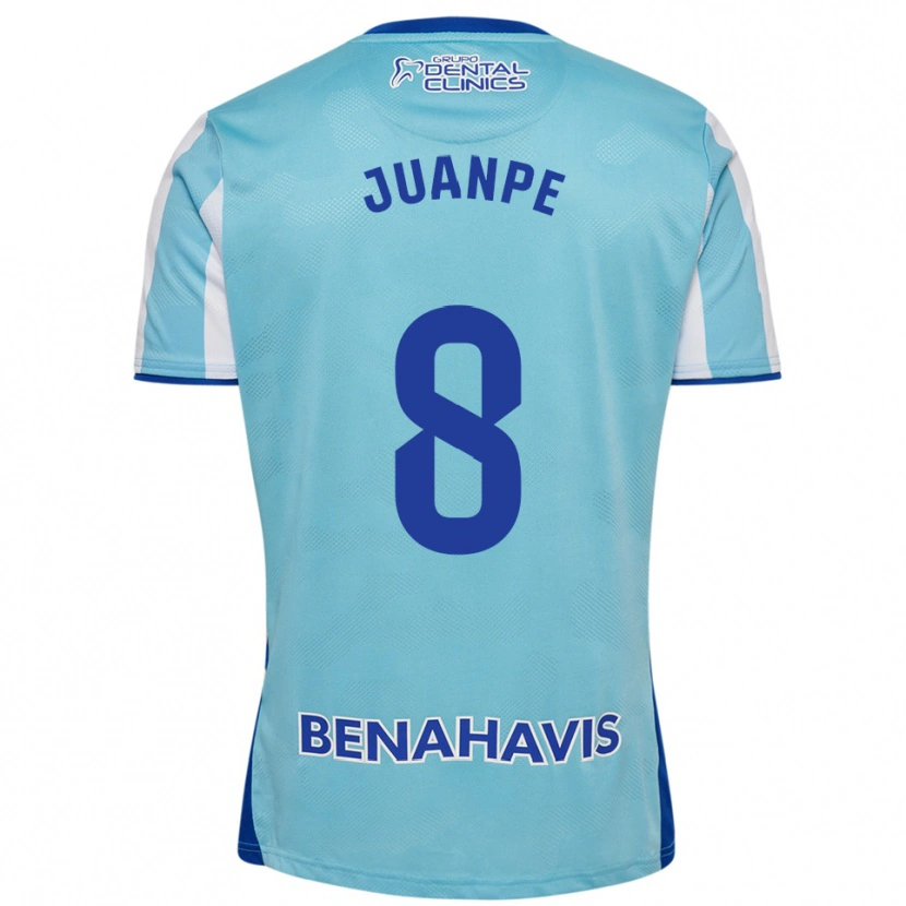 Danxen Dětské Juanpe #8 Nebesky Modrá Bílá Domů Hráčské Dresy 2025/26 Dres