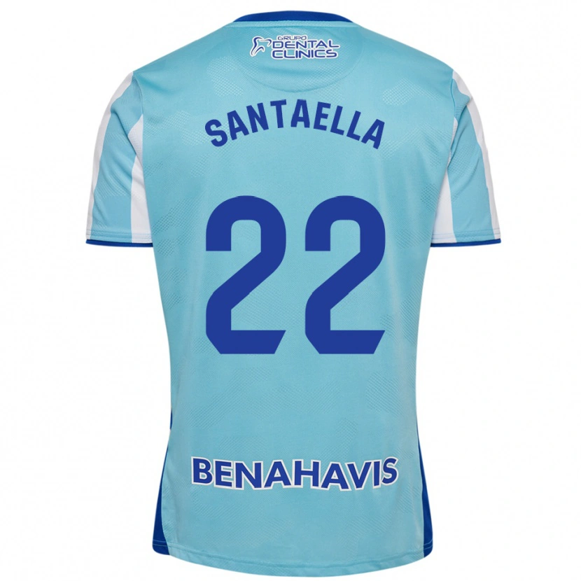 Danxen Dětské Miguel Santaella #22 Nebesky Modrá Bílá Domů Hráčské Dresy 2025/26 Dres