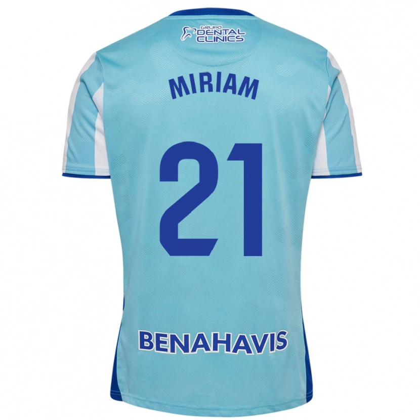 Danxen Dětské Miriam #21 Nebesky Modrá Bílá Domů Hráčské Dresy 2025/26 Dres