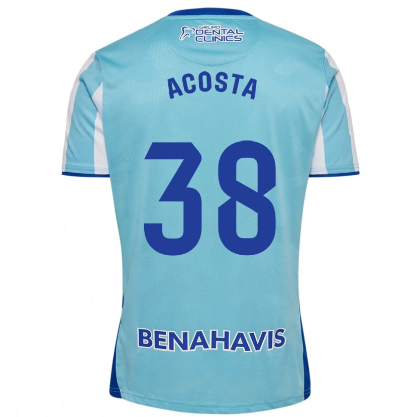 Danxen Dětské Judith Acosta #38 Nebesky Modrá Bílá Domů Hráčské Dresy 2025/26 Dres