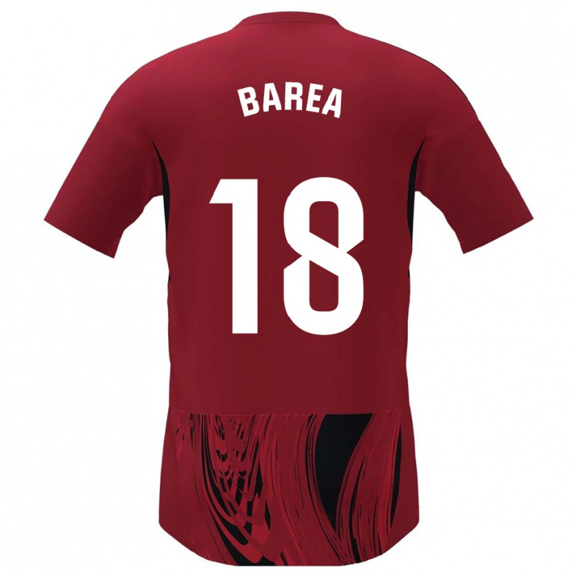 Danxen Dětské Ismael Barea #18 Červená Černá Domů Hráčské Dresy 2025/26 Dres