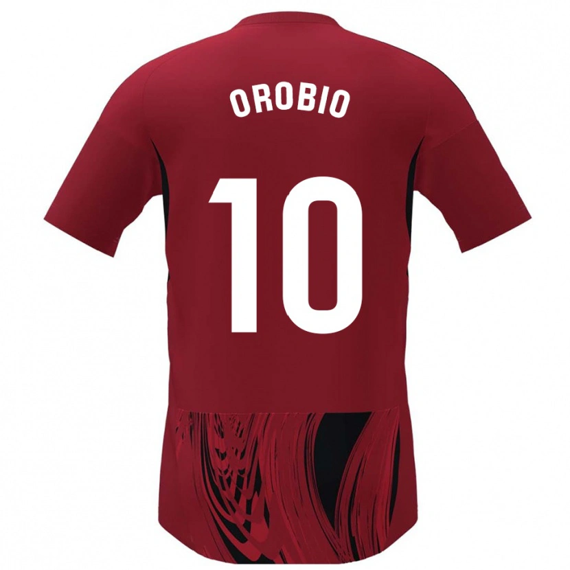 Danxen Dětské Ekhiotz Orobio #10 Červená Černá Domů Hráčské Dresy 2025/26 Dres