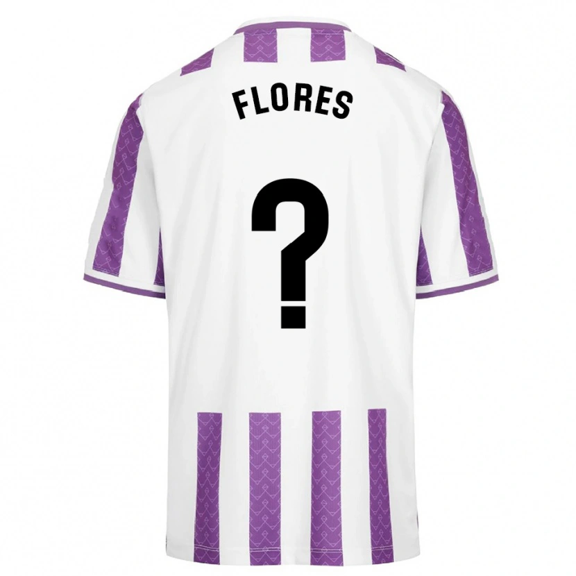 Danxen Dětské Miguel Flores #0 Fialová Bílá Domů Hráčské Dresy 2025/26 Dres