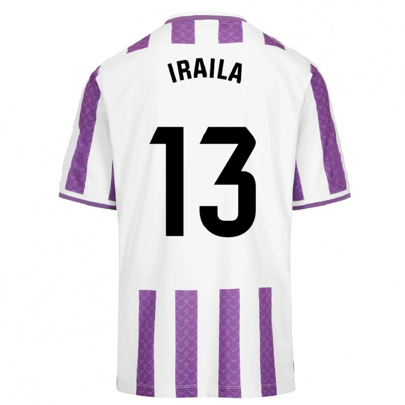 Danxen Dětské Iraila Rivera Simón #13 Fialová Bílá Domů Hráčské Dresy 2025/26 Dres