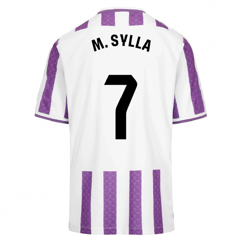 Danxen Dětské Mamadou Sylla #7 Fialová Bílá Domů Hráčské Dresy 2025/26 Dres