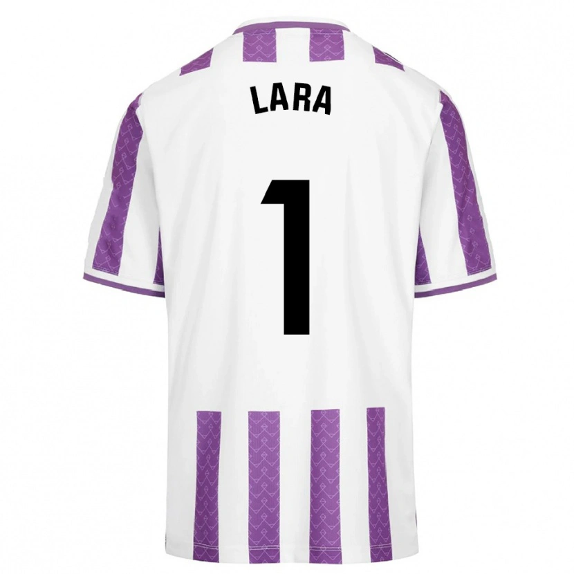 Danxen Dětské Lara Lara De Las Heras Coello #1 Fialová Bílá Domů Hráčské Dresy 2025/26 Dres