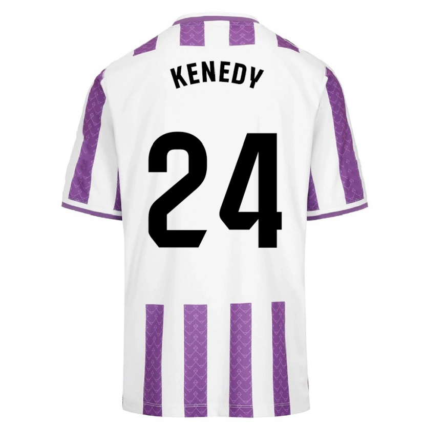 Danxen Dětské Kenedy #24 Fialová Bílá Domů Hráčské Dresy 2025/26 Dres