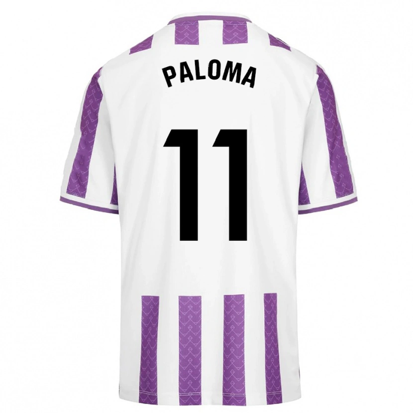 Danxen Dětské Paloma Gonzalez #11 Fialová Bílá Domů Hráčské Dresy 2025/26 Dres