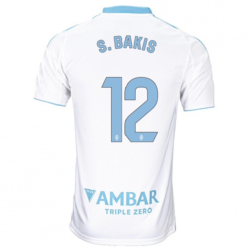 Danxen Dětské Sinan Bakış #12 Bílá Nebesky Modrá Domů Hráčské Dresy 2025/26 Dres