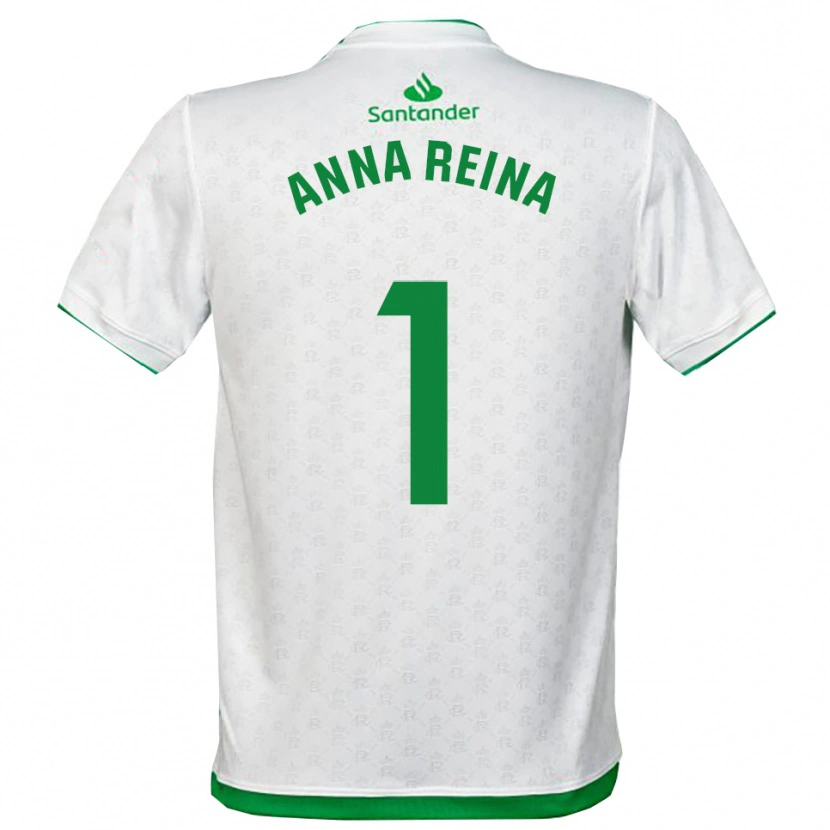 Danxen Dětské Anna Reina Toro #1 Zelená Bílá Domů Hráčské Dresy 2025/26 Dres