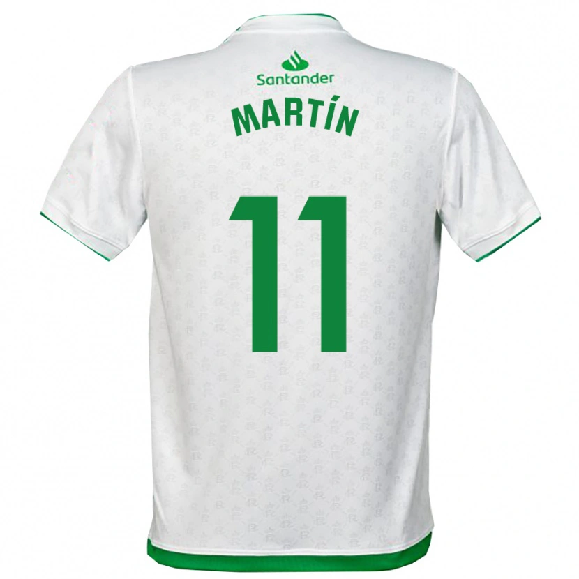 Danxen Dětské Andrés Martín #11 Zelená Bílá Domů Hráčské Dresy 2025/26 Dres