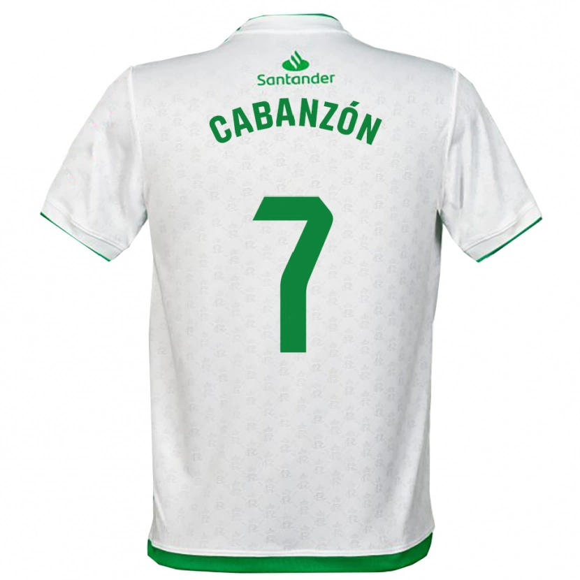 Danxen Dětské Yeray Cabanzón #7 Zelená Bílá Domů Hráčské Dresy 2025/26 Dres
