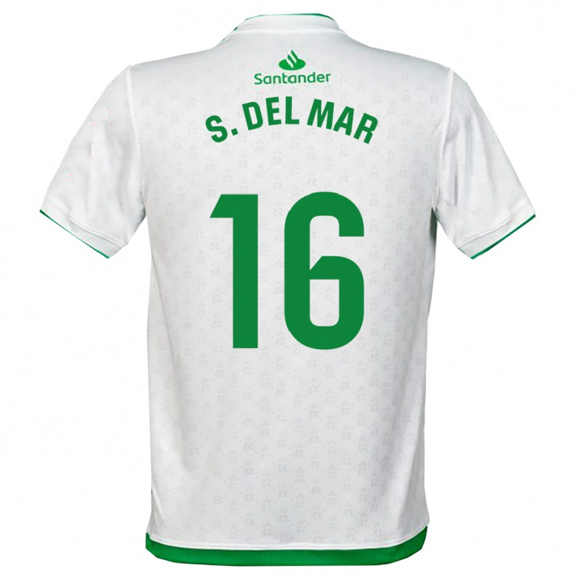 Danxen Dětské Sonia Del Mar Perlaza Urquijo #16 Zelená Bílá Domů Hráčské Dresy 2025/26 Dres