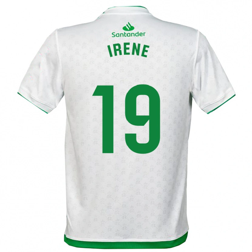 Danxen Dětské Irene Canal Gómez #19 Zelená Bílá Domů Hráčské Dresy 2025/26 Dres