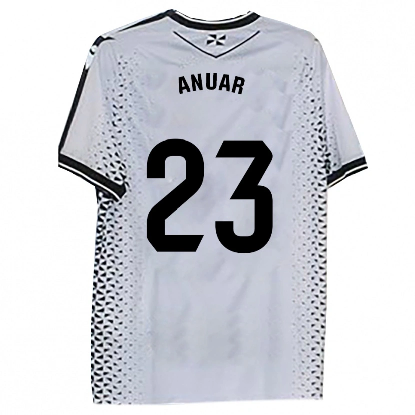 Danxen Dětské Anuar #23 Bílá Černá Domů Hráčské Dresy 2025/26 Dres