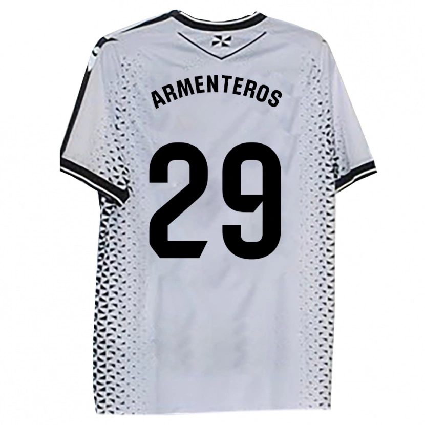 Danxen Dětské Víctor Armenteros #29 Bílá Černá Domů Hráčské Dresy 2025/26 Dres