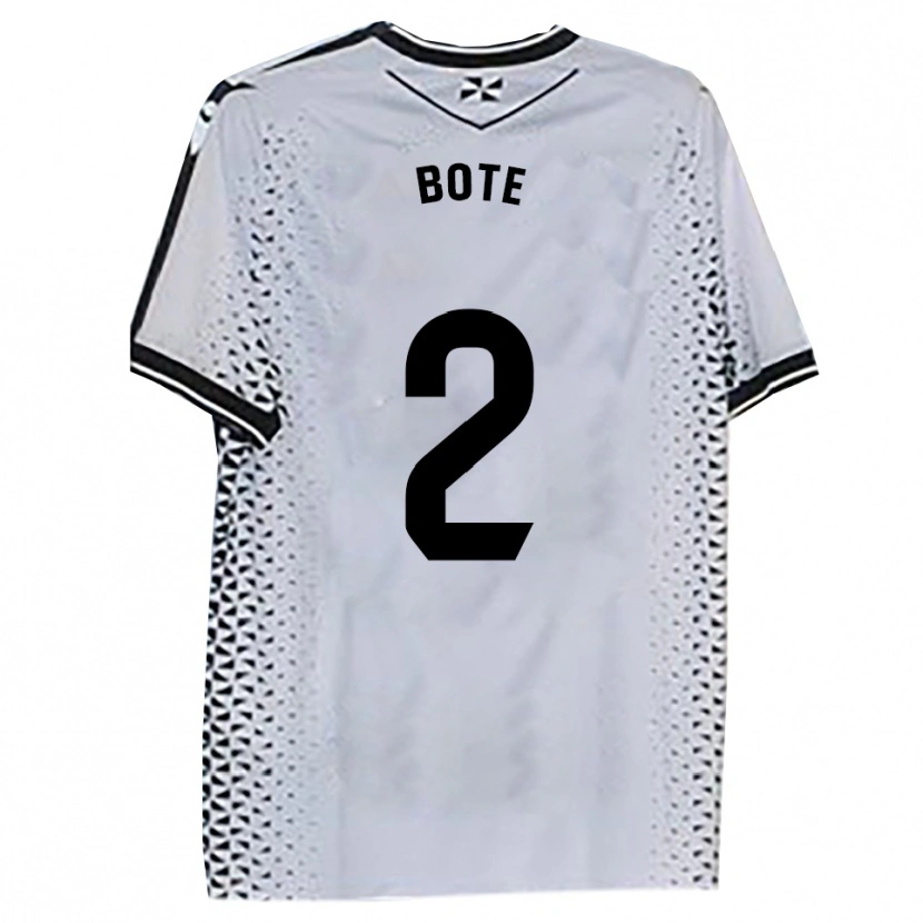 Danxen Dětské Jorge Bote #2 Bílá Černá Domů Hráčské Dresy 2025/26 Dres