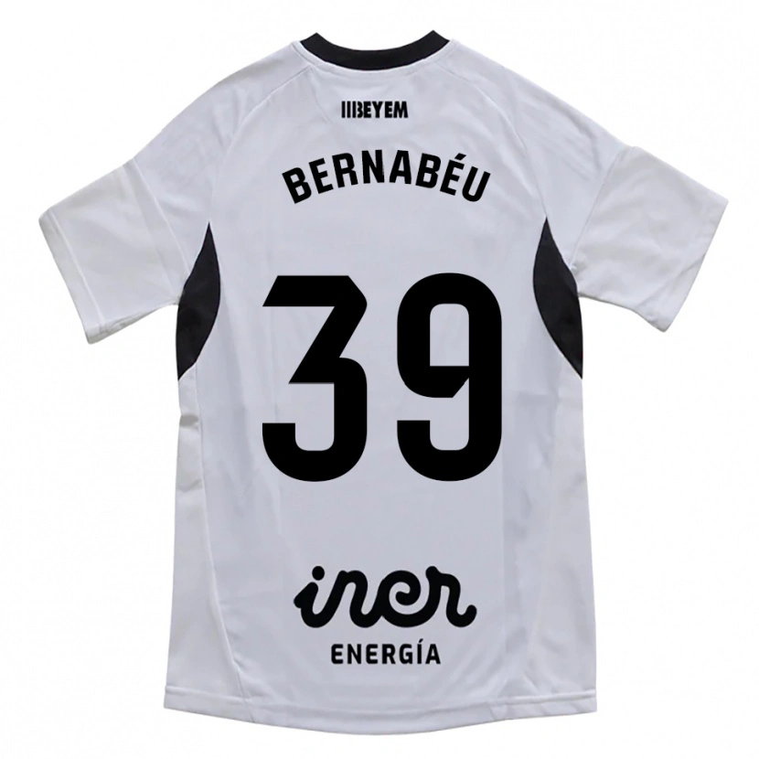 Danxen Dětské Dani Bernabéu #39 Bílá Fialová Domů Hráčské Dresy 2025/26 Dres