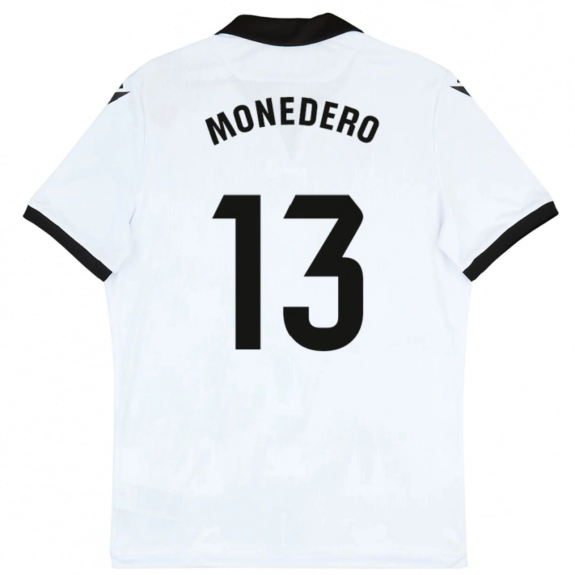 Danxen Dětské Marc Monedero #13 Bílá Černá Domů Hráčské Dresy 2025/26 Dres