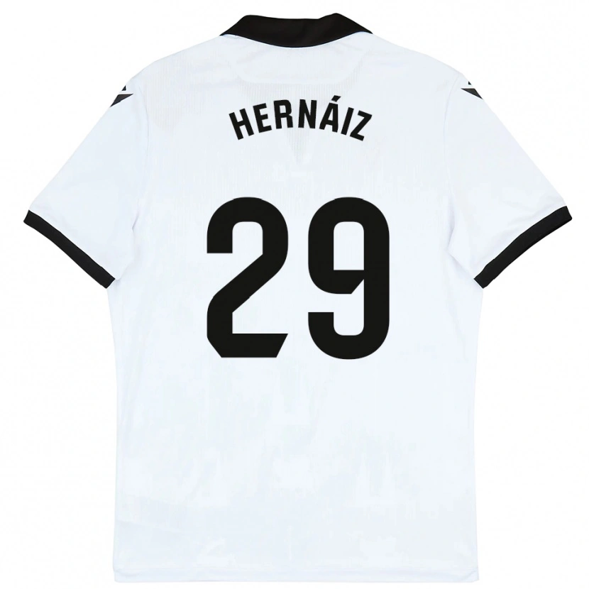 Danxen Dětské David Hernáiz #29 Bílá Černá Domů Hráčské Dresy 2025/26 Dres