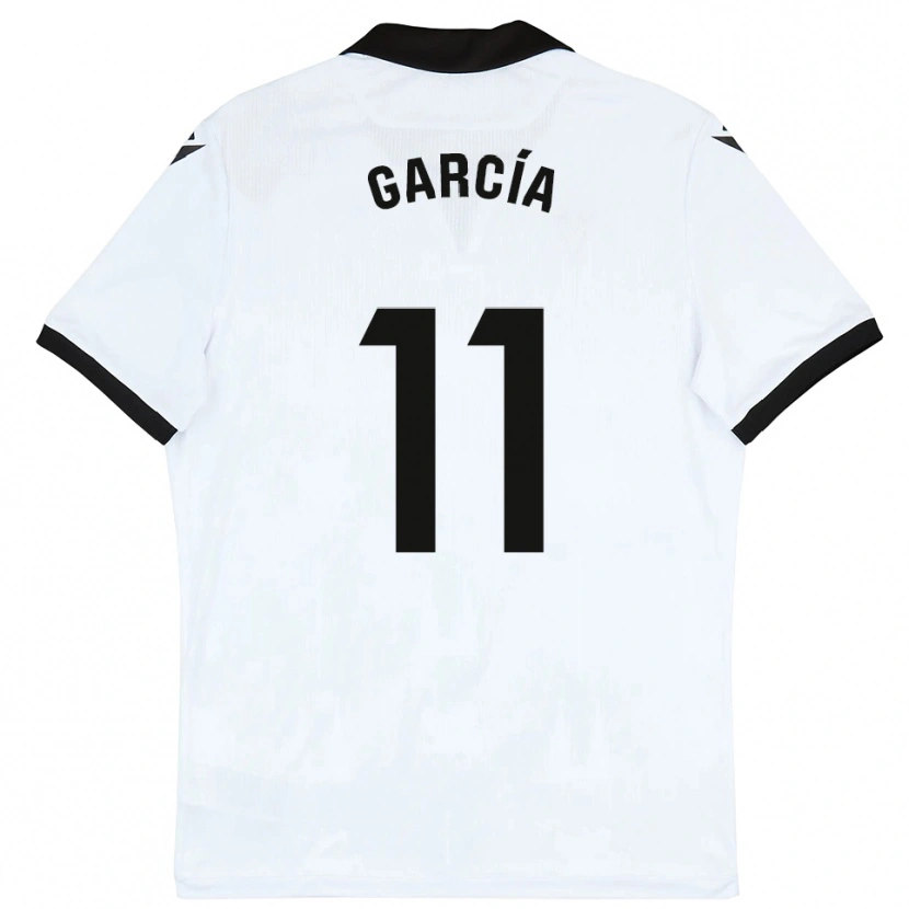 Danxen Dětské Fermín García #11 Bílá Černá Domů Hráčské Dresy 2025/26 Dres