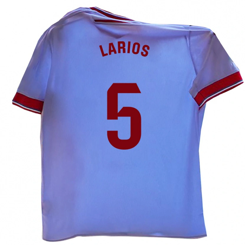 Danxen Dětské Juan Larios #5 Bílá Červená Domů Hráčské Dresy 2025/26 Dres