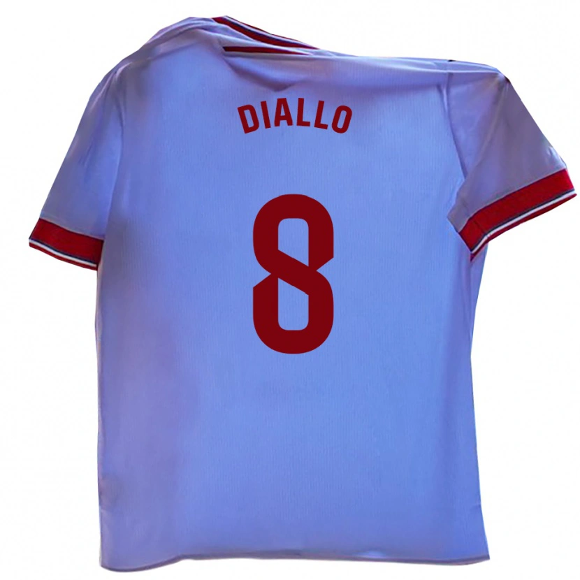 Danxen Dětské Selu Diallo #8 Bílá Červená Domů Hráčské Dresy 2025/26 Dres