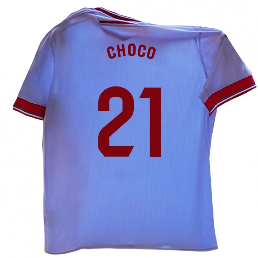 Danxen Dětské Álvaro Choco #21 Bílá Červená Domů Hráčské Dresy 2025/26 Dres