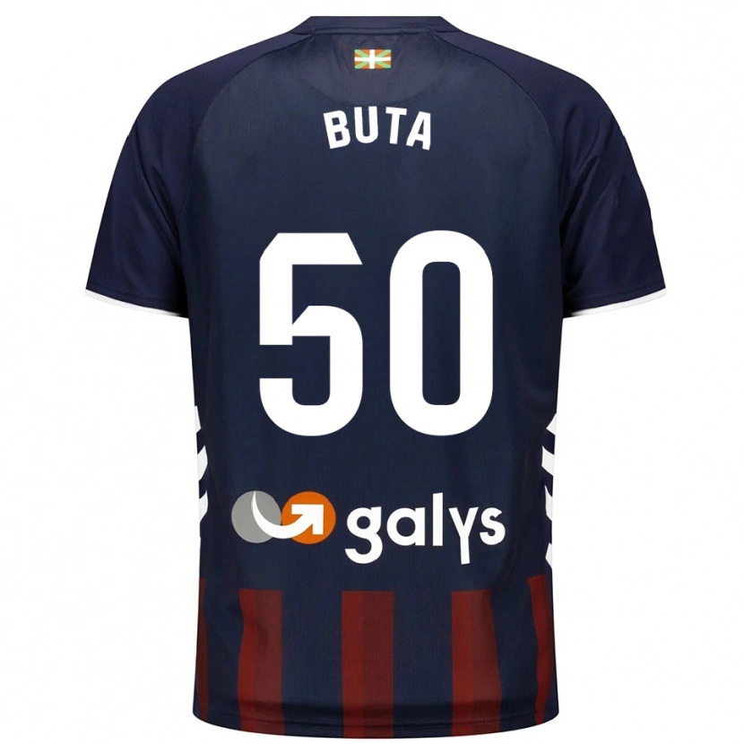 Danxen Dětské Leonardo Buta #50 Tmavě Modrá Červená Domů Hráčské Dresy 2025/26 Dres