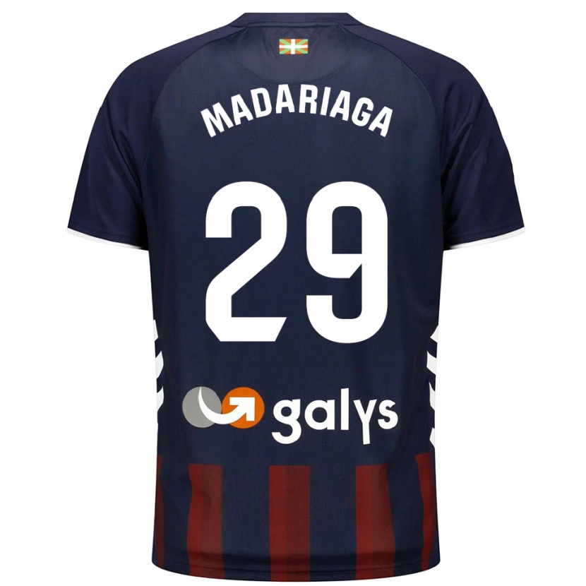 Danxen Dětské Ander Madariaga #29 Tmavě Modrá Červená Domů Hráčské Dresy 2025/26 Dres