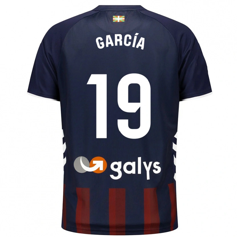 Danxen Dětské Hugo García #19 Tmavě Modrá Červená Domů Hráčské Dresy 2025/26 Dres