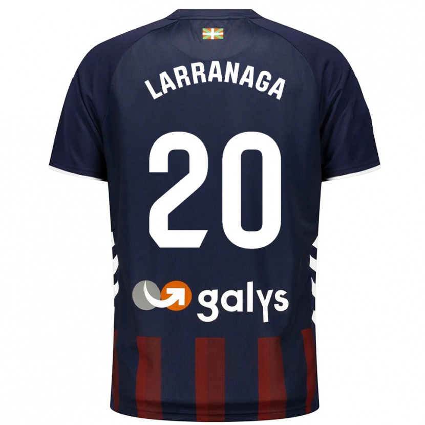 Danxen Dětské Aitor Larrañaga #20 Tmavě Modrá Červená Domů Hráčské Dresy 2025/26 Dres