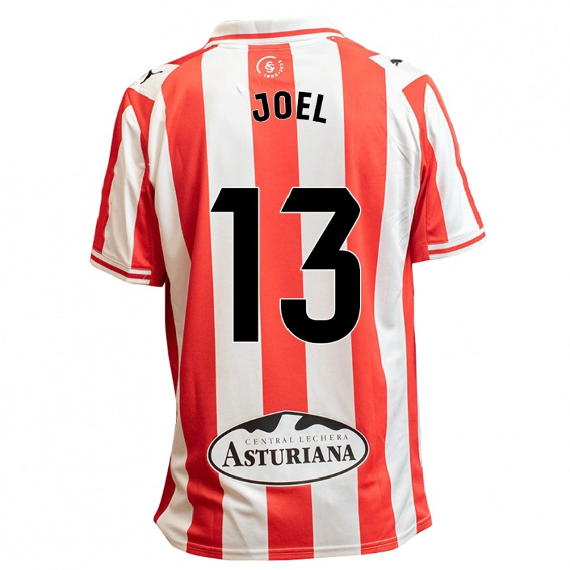 Danxen Dětské Christian Joel #13 Bílá Červená Domů Hráčské Dresy 2025/26 Dres