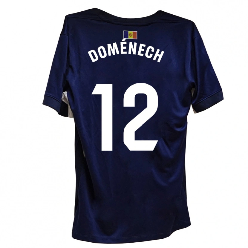 Danxen Dětské Marc Doménech #12 Námořnická Bílá Domů Hráčské Dresy 2025/26 Dres