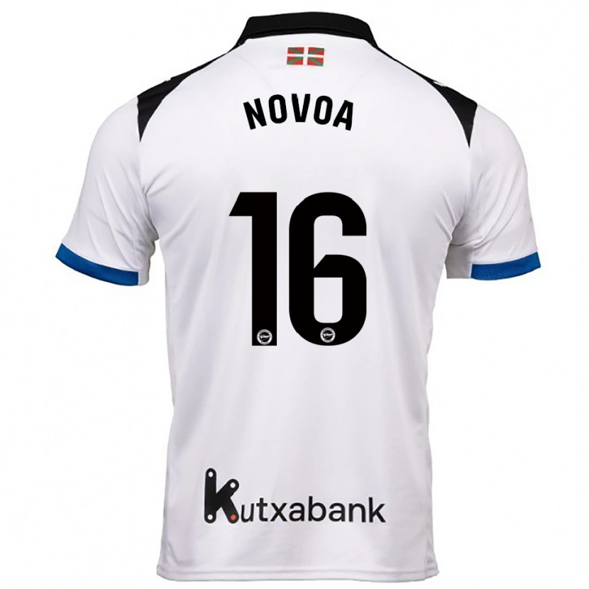 Danxen Dětské Hugo Novoa #16 Bílá Modrá Daleko Hráčské Dresy 2025/26 Dres