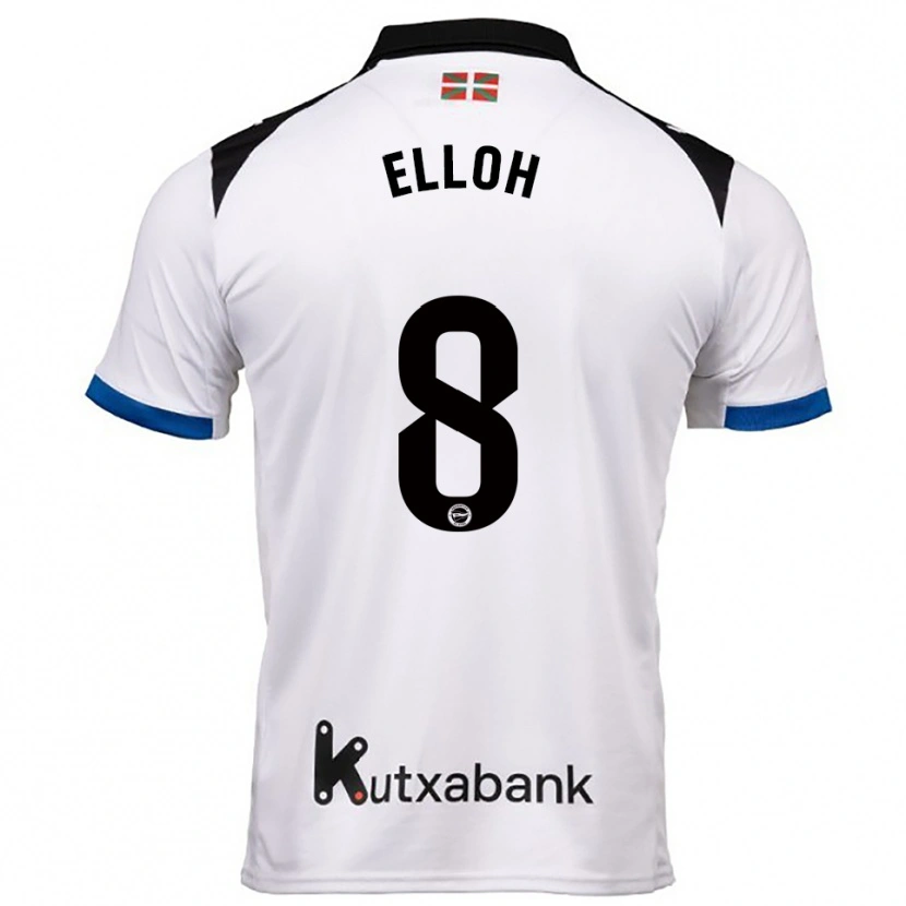 Danxen Dětské Rebecca Elloh #8 Bílá Modrá Daleko Hráčské Dresy 2025/26 Dres