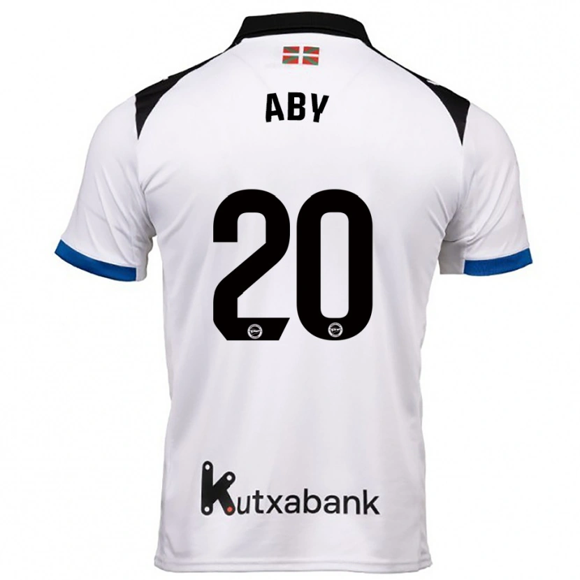 Danxen Dětské Emmanuella Aby #20 Bílá Modrá Daleko Hráčské Dresy 2025/26 Dres