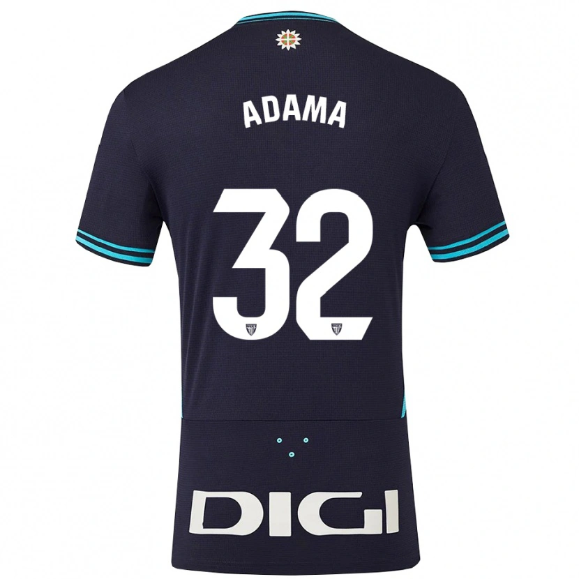 Danxen Dětské Adama Boiro #32 Tmavě Modrá Nebesky Modrá Daleko Hráčské Dresy 2025/26 Dres