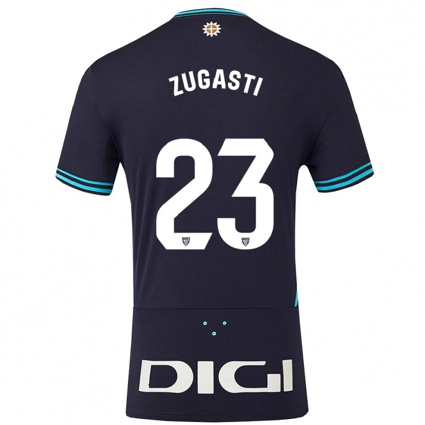 Danxen Dětské Patricia Zugasti Oses #23 Tmavě Modrá Nebesky Modrá Daleko Hráčské Dresy 2025/26 Dres
