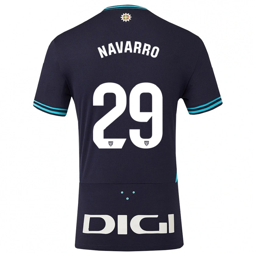 Danxen Dětské Robert Navarro #29 Tmavě Modrá Nebesky Modrá Daleko Hráčské Dresy 2025/26 Dres