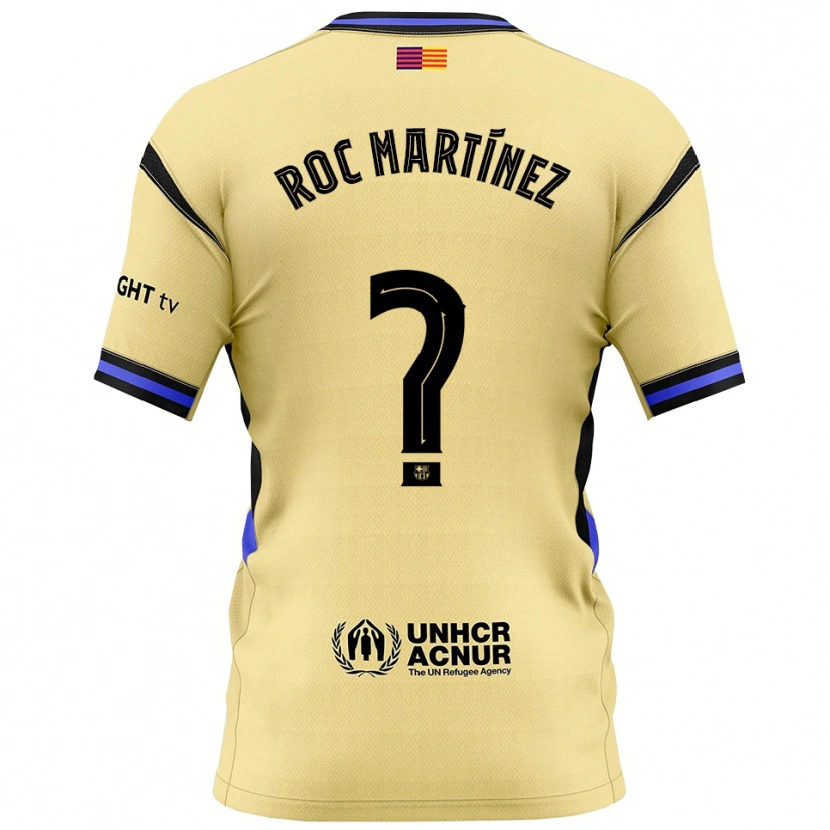 Danxen Dětské Roc Martínez #0 Žlutá Černá Daleko Hráčské Dresy 2025/26 Dres