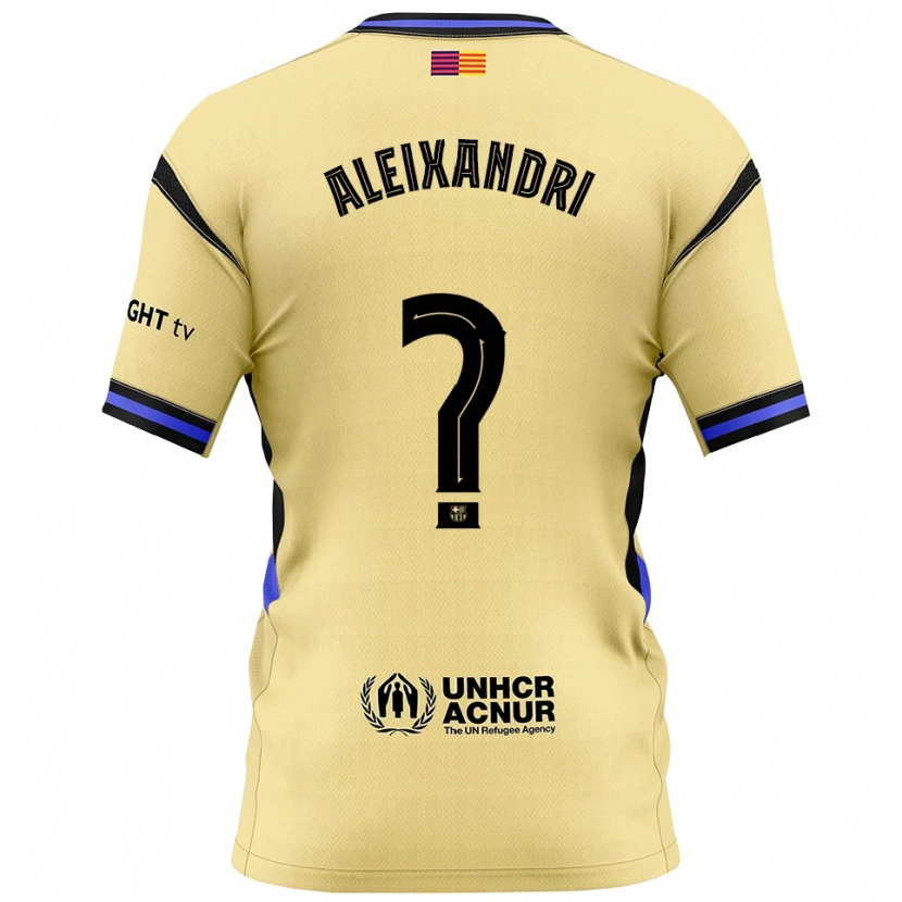 Danxen Dětské Laia Aleixandri López #0 Žlutá Černá Daleko Hráčské Dresy 2025/26 Dres