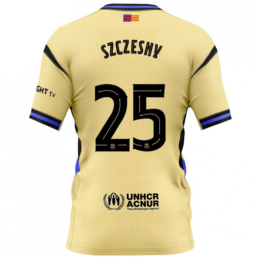 Danxen Dětské Wojciech Szczesny #25 Žlutá Černá Daleko Hráčské Dresy 2025/26 Dres