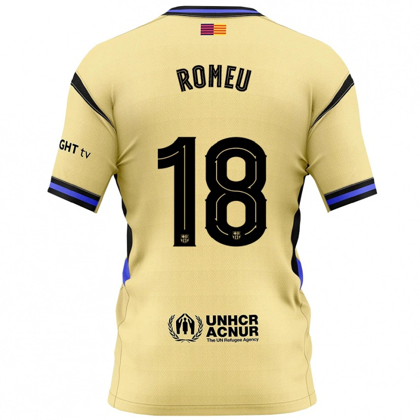 Danxen Dětské Oriol Romeu #18 Žlutá Černá Daleko Hráčské Dresy 2025/26 Dres
