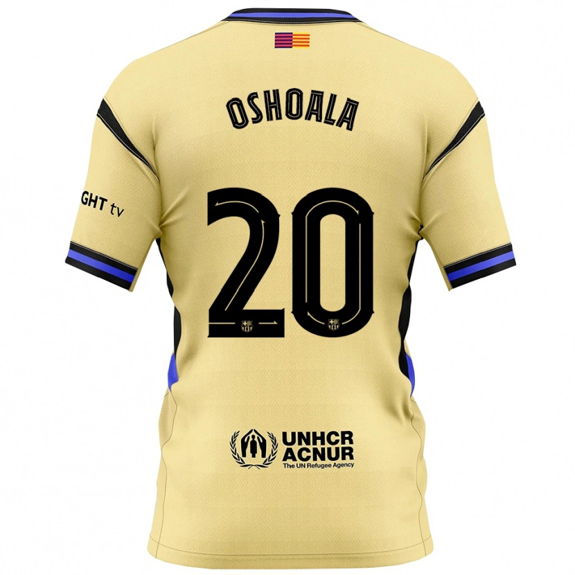 Danxen Dětské Asisat Oshoala #20 Žlutá Černá Daleko Hráčské Dresy 2025/26 Dres