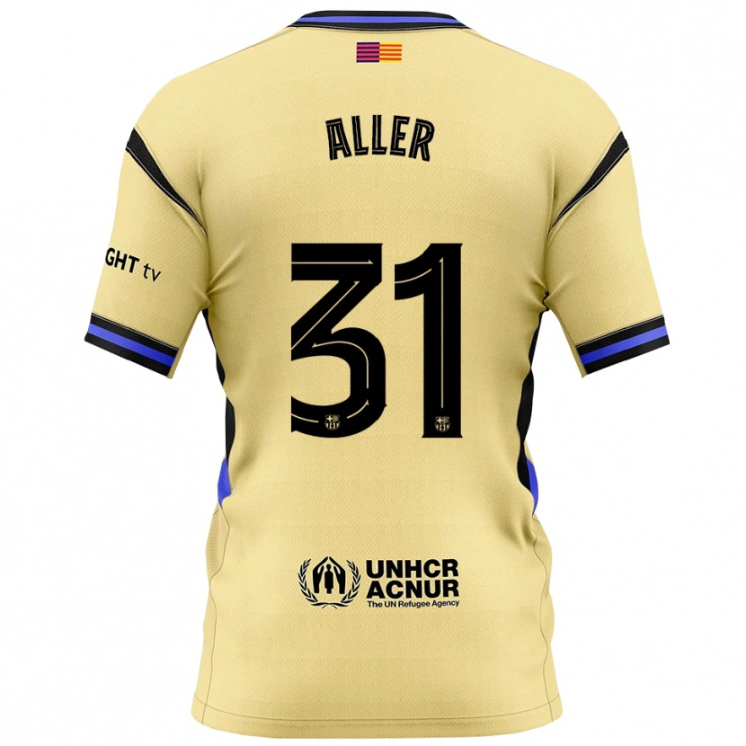 Danxen Dětské Eder Aller #31 Žlutá Černá Daleko Hráčské Dresy 2025/26 Dres