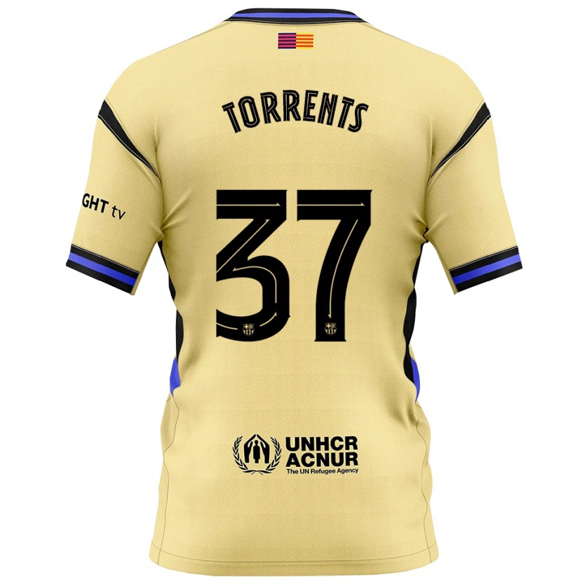 Danxen Dětské Jofre Torrents #37 Žlutá Černá Daleko Hráčské Dresy 2025/26 Dres