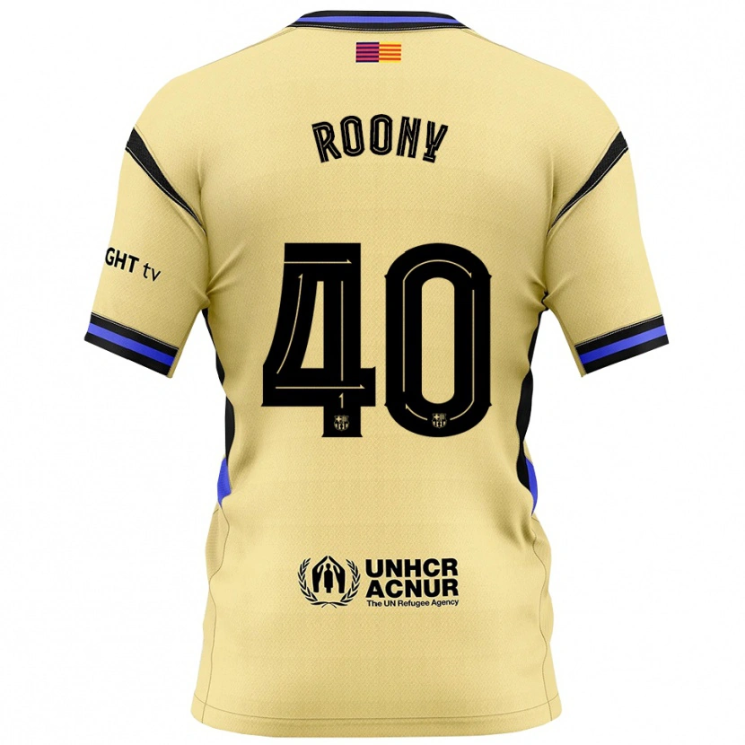 Danxen Dětské Roony Bardghji #40 Žlutá Černá Daleko Hráčské Dresy 2025/26 Dres