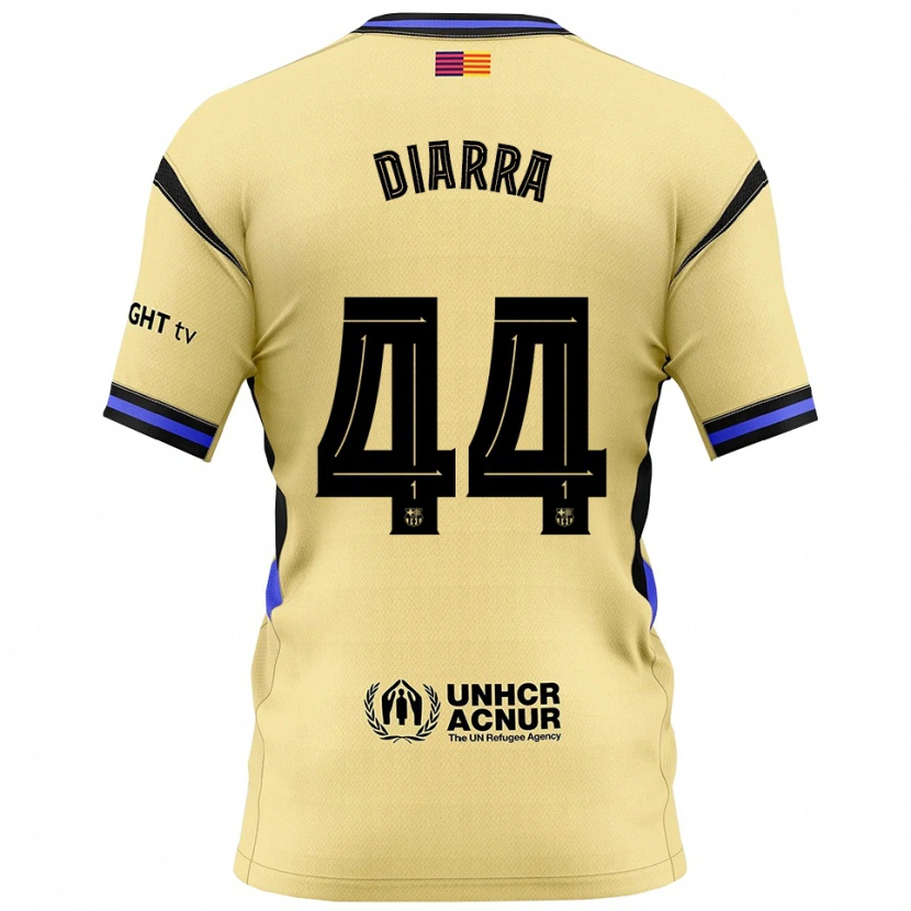 Danxen Dětské Ibrahim Diarra #44 Žlutá Černá Daleko Hráčské Dresy 2025/26 Dres