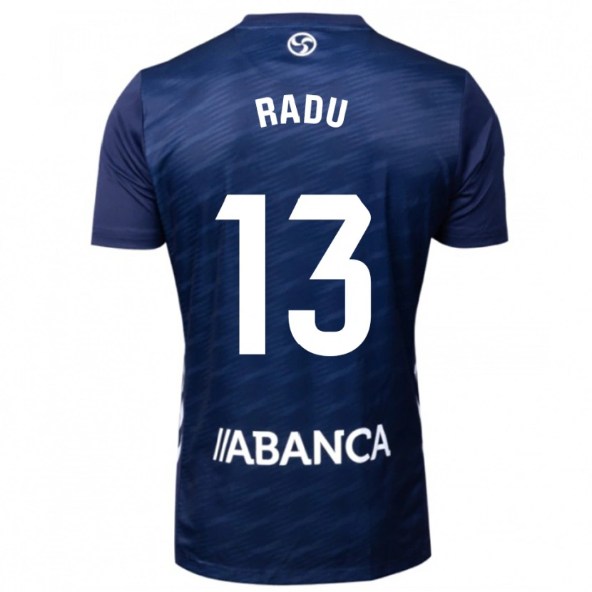 Danxen Dětské Ionuț Radu #13 Tmavě Modrá Bílá Daleko Hráčské Dresy 2025/26 Dres